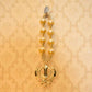 Dazzling Golden Khanda Car Hanging