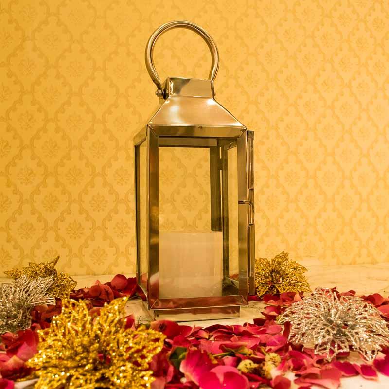 Magnificent Metal Glass Candle Holder Lantern