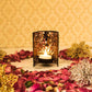 Bedazzling Mirror-Studded Reflective Black Tealight/Candle Holder