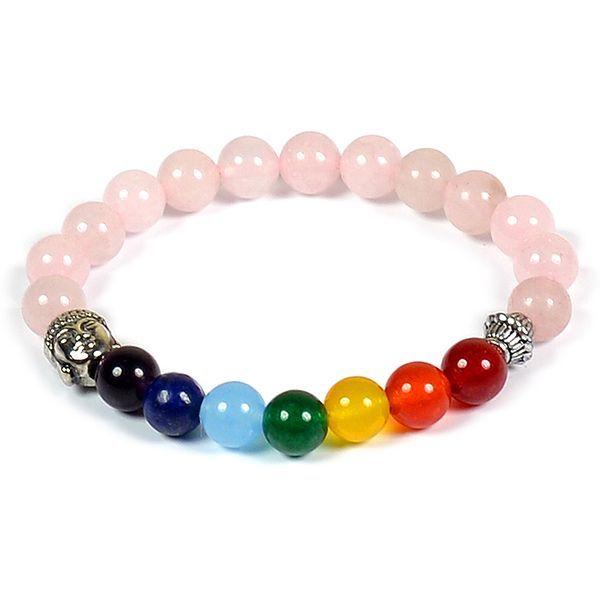 Buy Reiki Crystal Products 7 Chakra Bracelet, Black Onyx Bracelet, 7 Chakra  Stone Bracelet, Semi Precious Natural Gemstone Beads Reiki Healing Bracelets  at Amazon.in