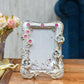 Royal Floral Silver Photo Frame Home Decor