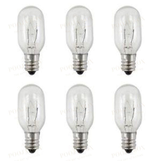Salt Lamp Light Bulbs (Pack Of 6)