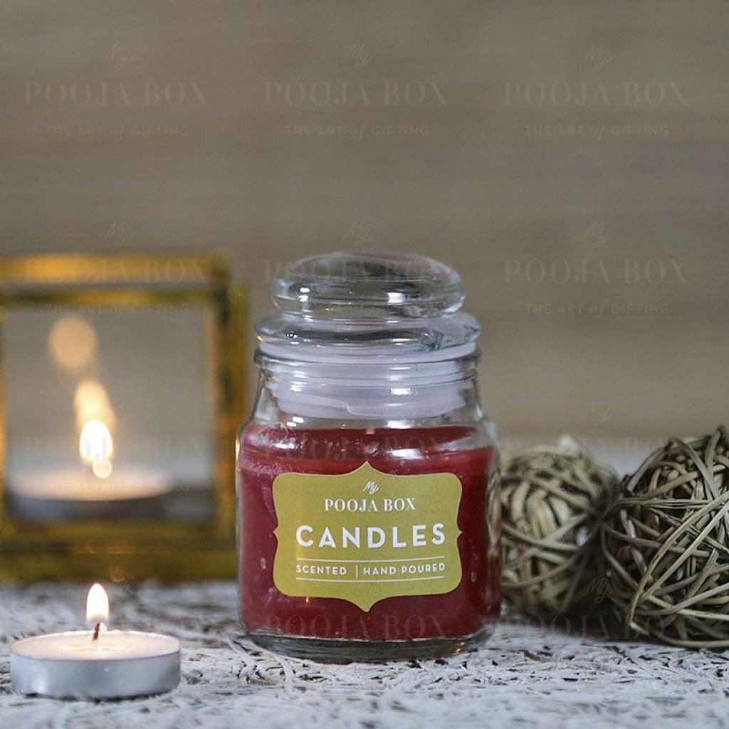 Scented Glass Jar Candle
