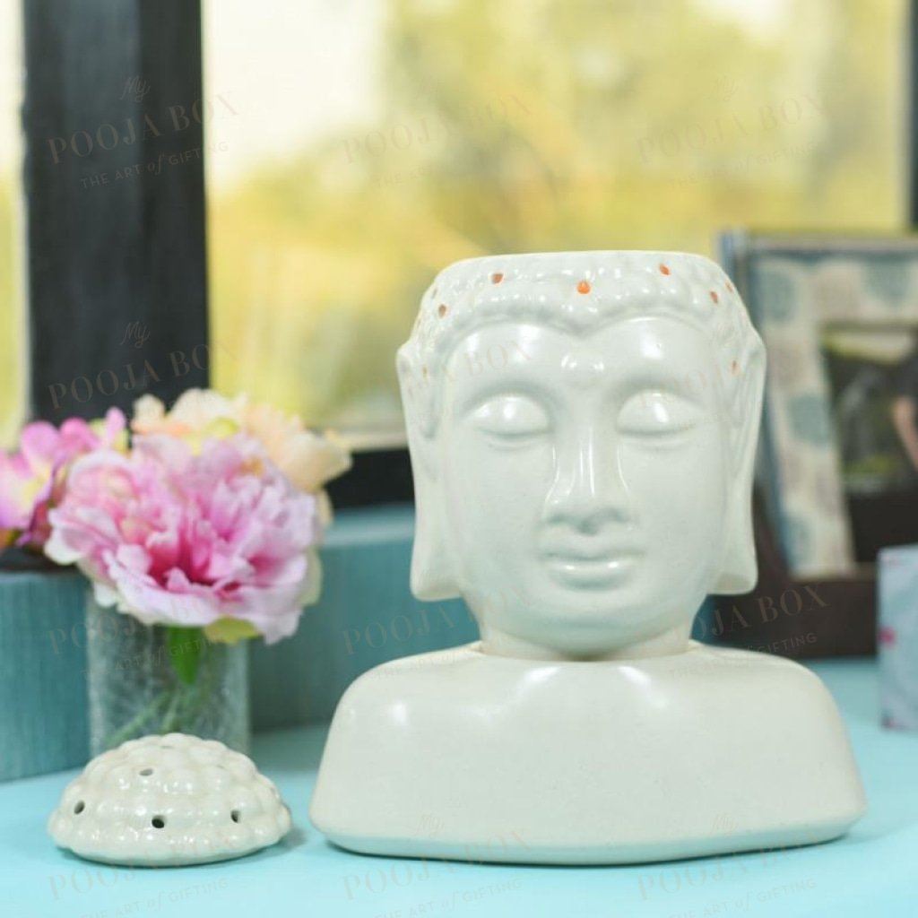 Serene Ceramic Buddha Aroma Diffuser Diffusor