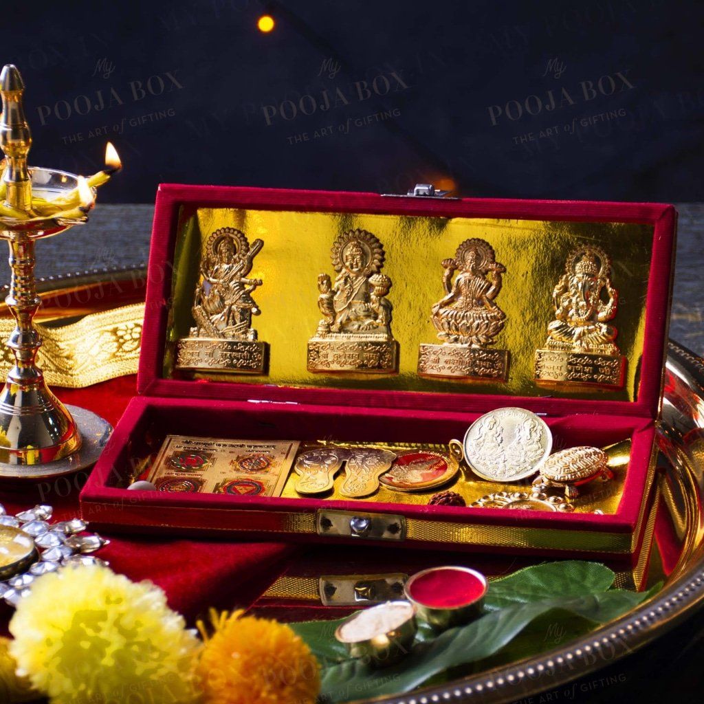 Shri Dhanlaxmi Kuber Bhandari Yantra Idols