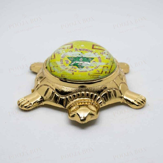 Shri Kuber Yantra Tortoise Hanging With Divya Mantra