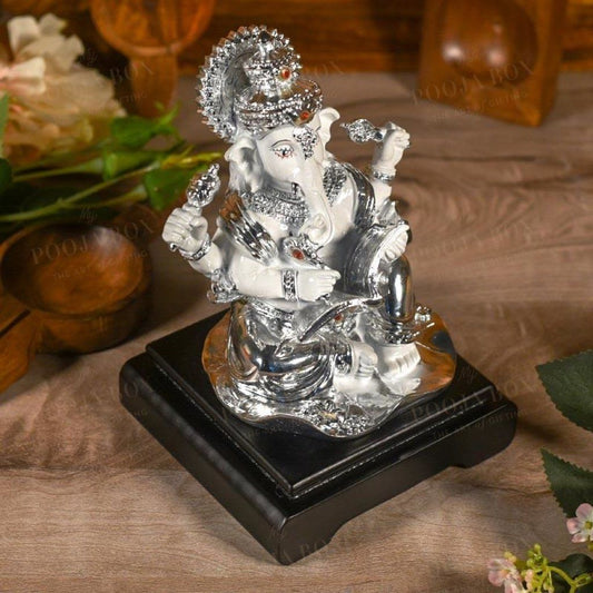 Silver Ganesha Idol Idols