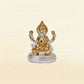 Silver Plated Laxmi With Round Base Idols