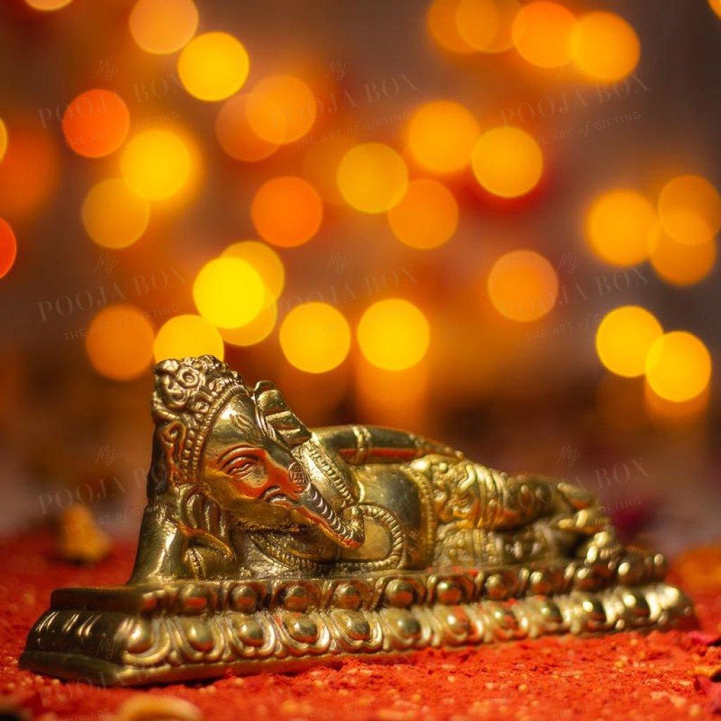 Sleeping Ganesha Idols