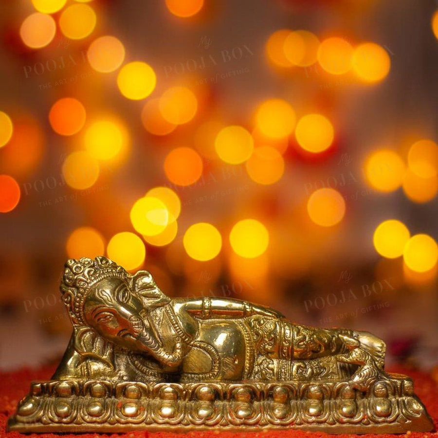 Sleeping Ganesha Idols