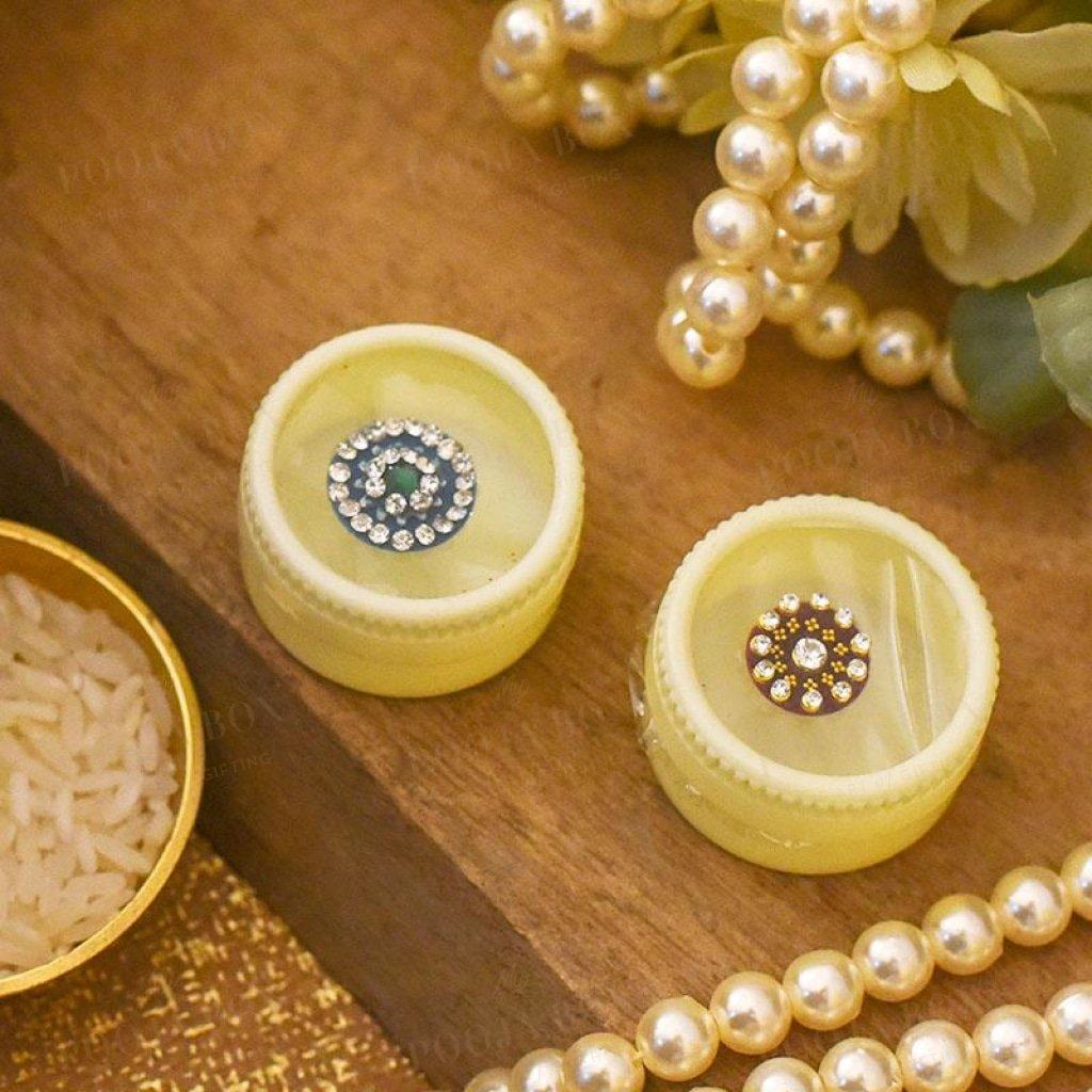 Stone Studded Bindi Pooja Item