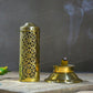 Stunning Brass Incense Holder With Latticework