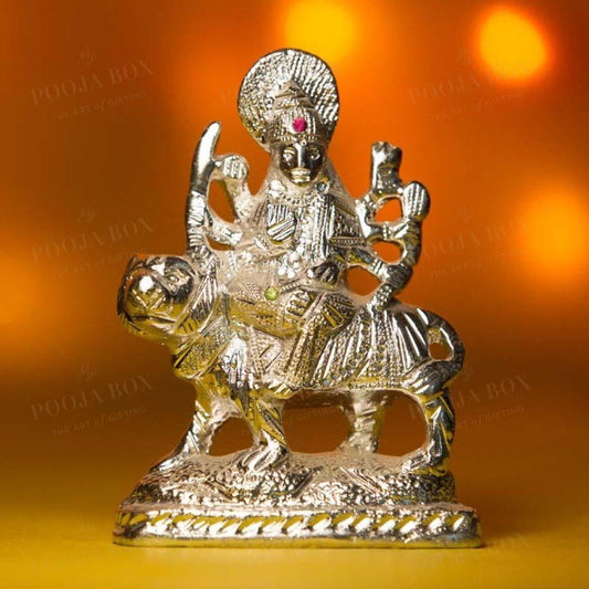 Stunning Silver Mata Rani Murti Idols