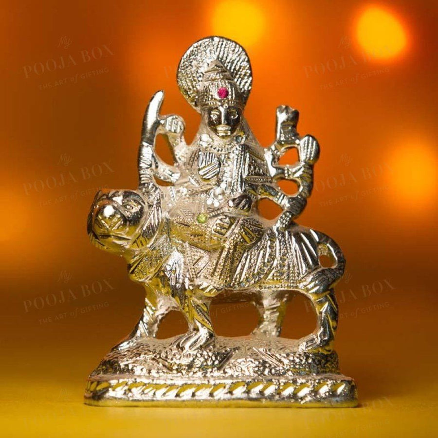 Stunning Silver Mata Rani Murti Idols