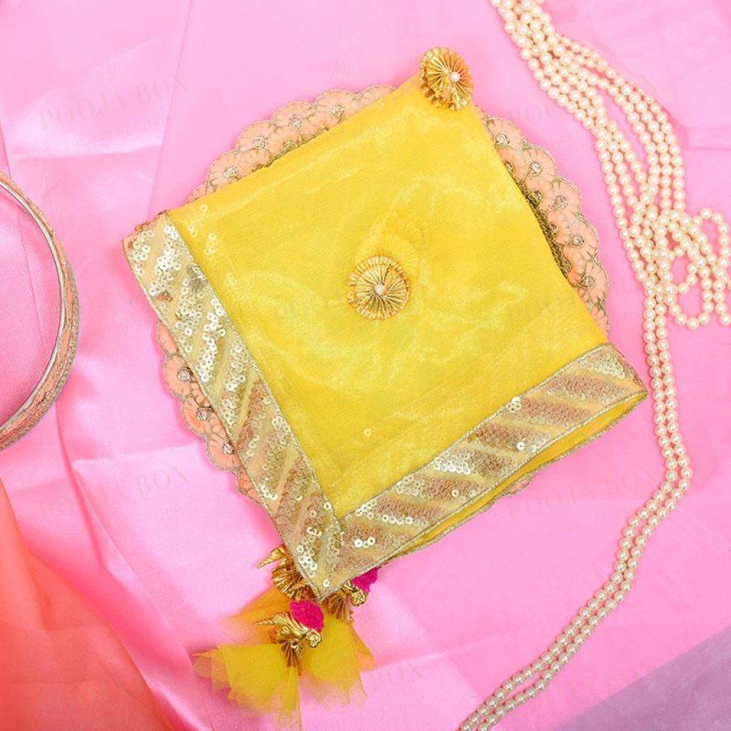 Sunkissed Yellow Thali Cover