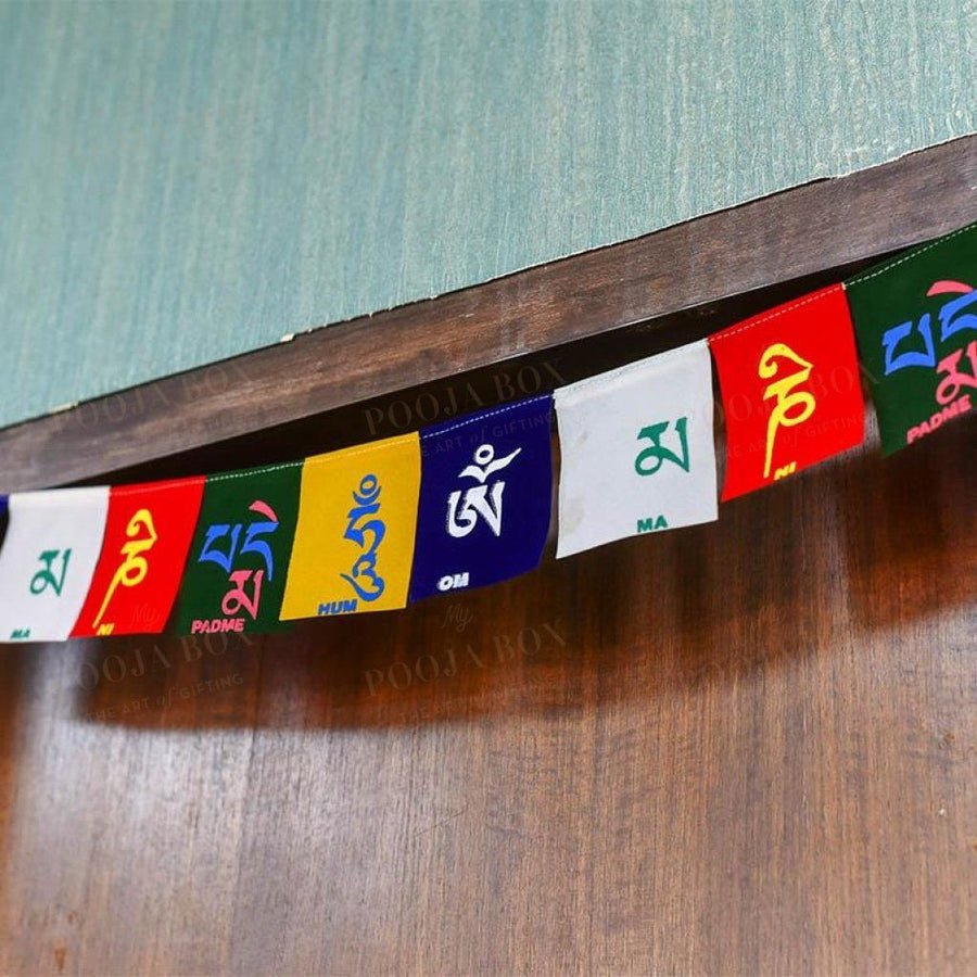 Tibetan Buddhist Prayer Flag Door Hanging