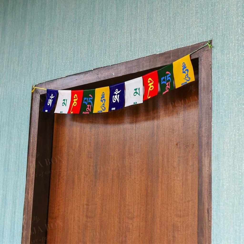 Tibetan Buddhist Prayer Flag Door Hanging