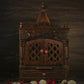 Traditional Wood Pooja Mandir With Doors Temple
