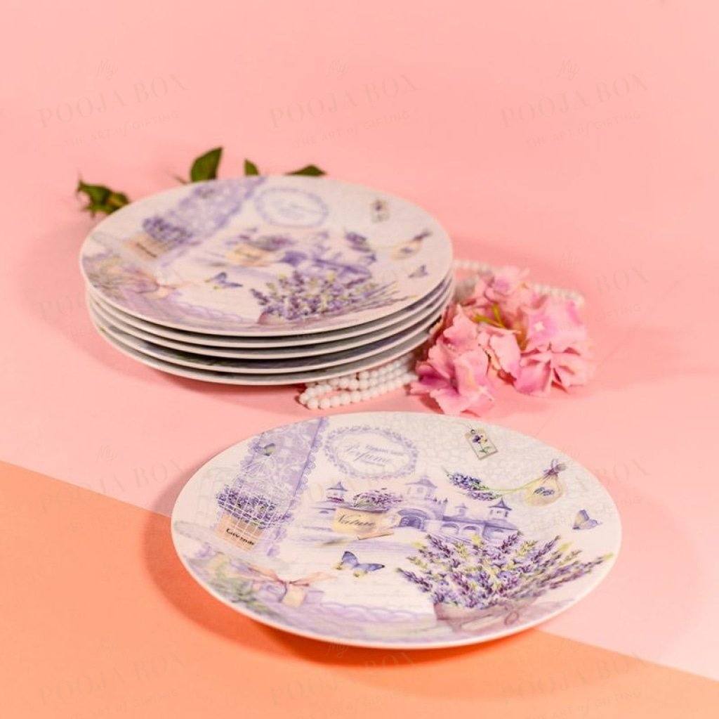 Vintage Dinner Plates (Set Of 6) Crockery