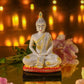 White Marble Dust Buddha Idol