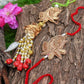 Zari Sequins Beads Ornate Bhaiya Bhabhi Rakhi